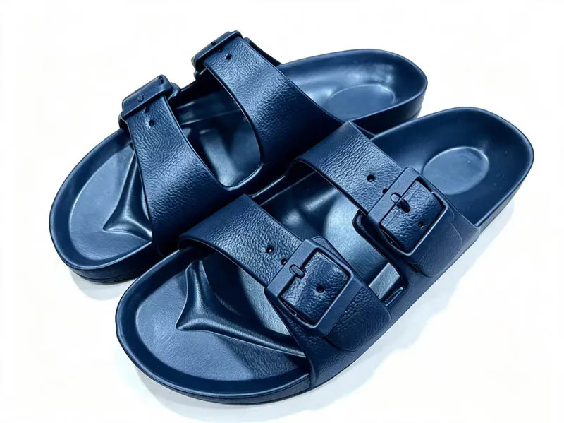 Zergatik ari dira arreta irabazten duten Unisex Bukle Bikoitzeko EVA Slide Sandali erregulagarriak?