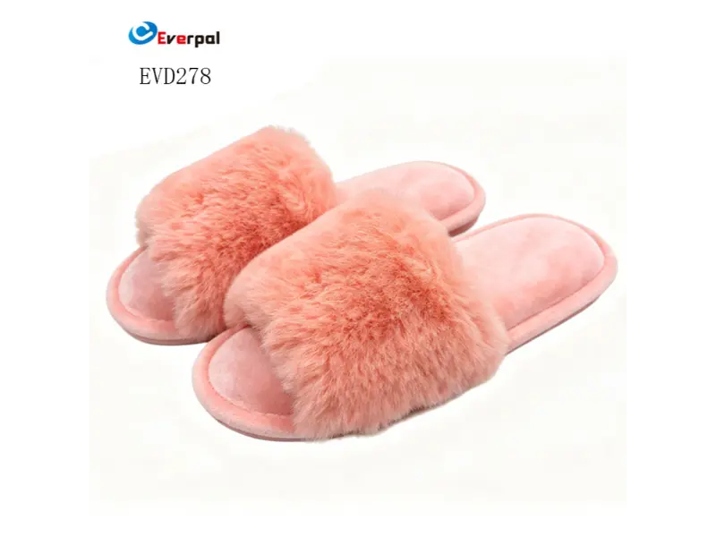 Fuzzy Fur Barruko Etxeko logelak emakumeentzako zapatilak