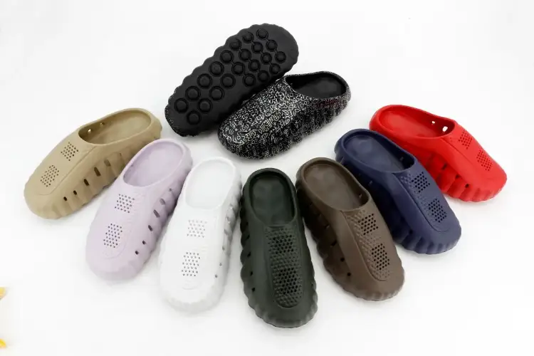 Colorful Mens EVA Breathable Clogs Summer Slippers